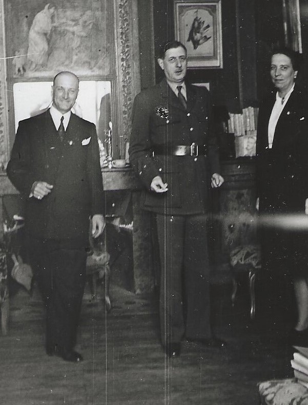 Louis et Denise avec De Gaulle 1947